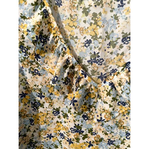 NWT LC Lauren Conrad Ruffle Neckline Blouse - Size L - Picture 3 of 6